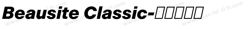 Beausite Classic字体转换